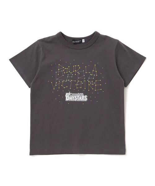 BeBe（ベベ） tシャツ 「NPB 横浜DeNAベイスターズ」星空ロゴ半袖T