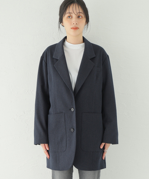 「Spick \u0026 Span」 テーラードジャケット 38 ネイビー レディースの画像