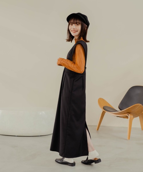 「hinari」 サロペットスカート MEDIUM グリーン レディース_画像8