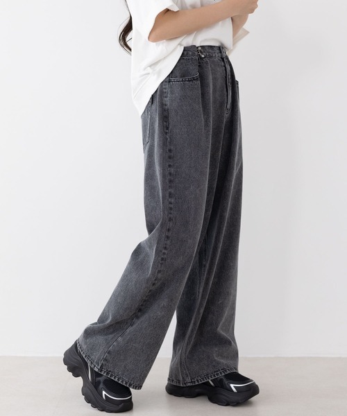 「repipi armario」 「KIDS」デニムパンツ LARGE グレー系その他 キッズ_画像6