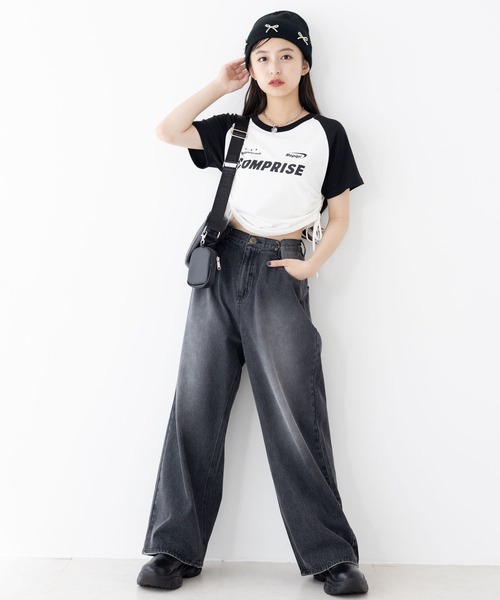 「repipi armario」 「KIDS」デニムパンツ LARGE グレー系その他 キッズ_画像7