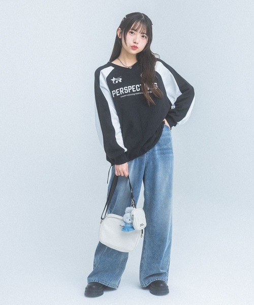 「repipi armario」 「KIDS」デニムパンツ LARGE グレー系その他 キッズ_画像9