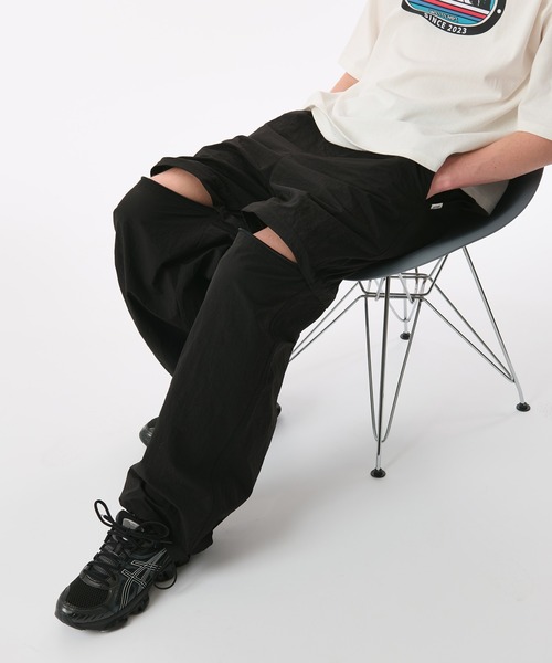 「WETTEMPT」 イージーパンツ MEDIUM ブラック メンズ_画像5