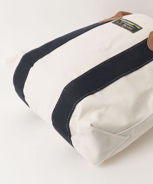 【エルエルビーン】２Wayバッグ ホワイトネイビー キャンバストートバッグ L.L.Bean（エルエルビーン） トートバッグ ONE SIZE ホワイト×ネイビー