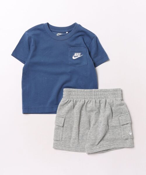 NIKE（ナイキ） セットアップ NKB PKT TEE FT SHORT SET 76N041-042