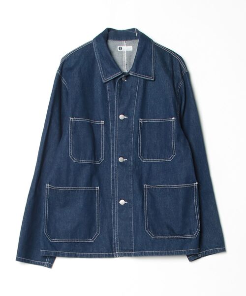 info. BEAUTY＆YOUTH 「info. BEAUTY&YOUTH」 カバーオール L ブルー系 