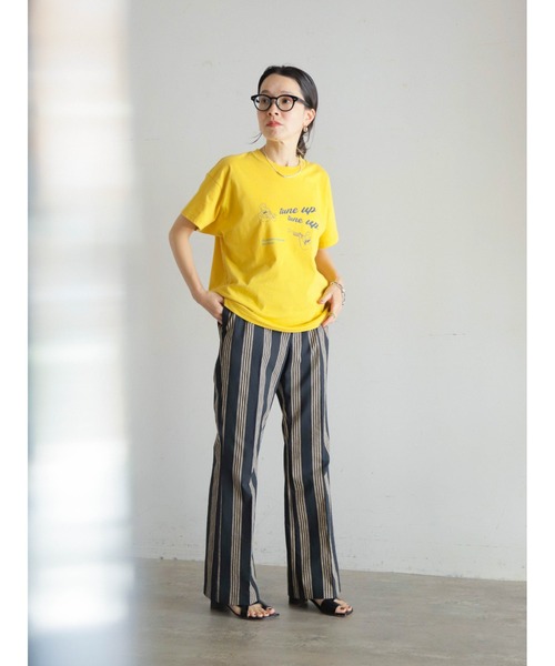 「FIL DE FER」 半袖Tシャツ FREE ブラック レディース_画像5