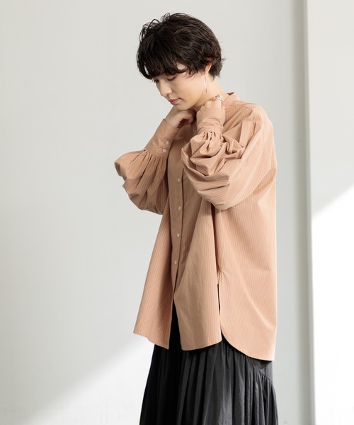 「AMERICAN RAG CIE」 長袖ブラウス FREE ベージュ レディース_画像2
