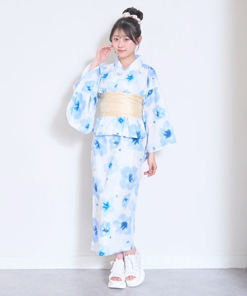 LOVETOXIC 浴衣 花柄セパレート浴衣 キッズ 子供 女の子 : ZOZOTOWN