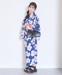 浴衣 花柄セパレート浴衣 キッズ 子供 女の子の詳細画像2
