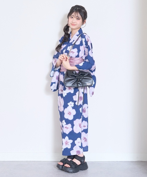 LOVETOXIC 浴衣 花柄セパレート浴衣 キッズ 子供 女の子 : ZOZOTOWN
