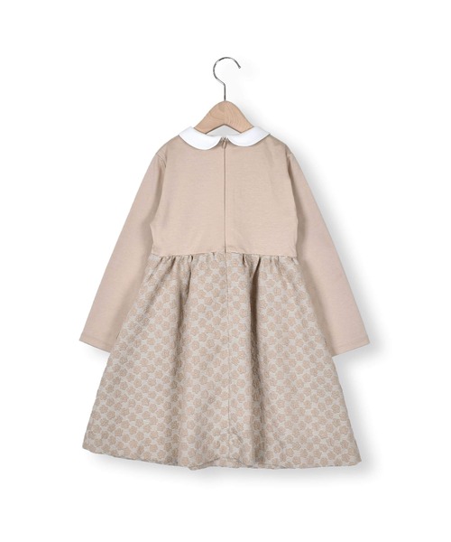 「Tartine et Chocolat」 「KIDS」長袖ワンピース 120 ベージュ キッズ_画像8