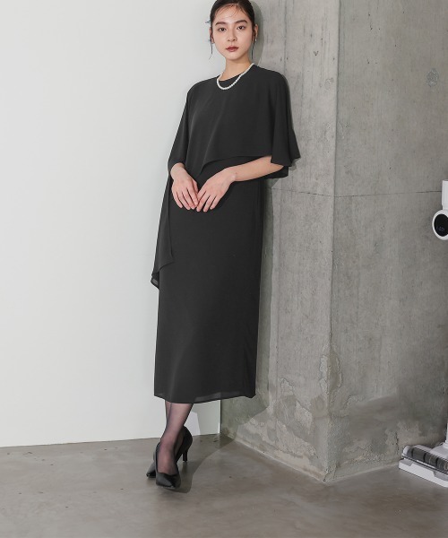 喪服 セレモニースーツ セットアップ 卒業式 洗える防しわ アシメ