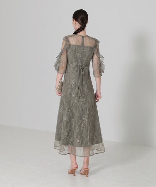 「Leja」 半袖ワンピース MEDIUM グリーン レディース_画像8