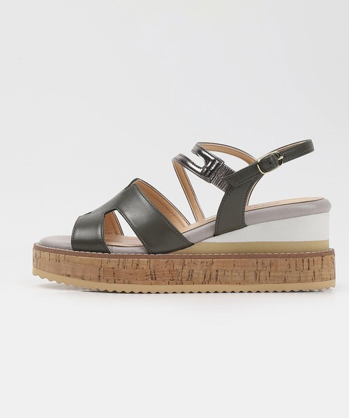 BARCLAY（バークレー） 厚底 サンダル コルクウェッジソールベルト
