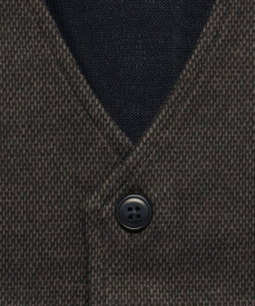 「TOKYO SHIRTS」 ベスト M ネイビー メンズ_画像3