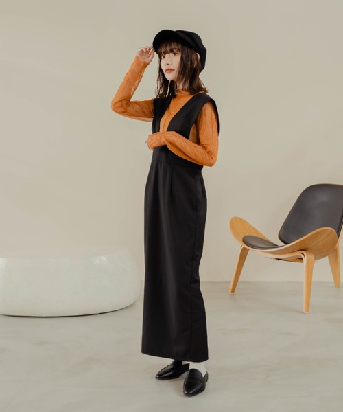 「hinari」 スカート SMALL グリーン レディース_画像5