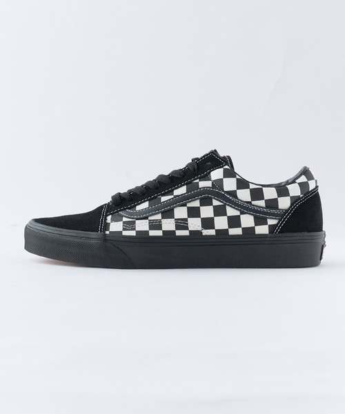 vans スニーカー VANS/ヴァンズ Old Skool Shoe オールド スクール シュー スニーカー フラットシューズ チェッカーボード チェック柄 市松模様 モノクロ …
