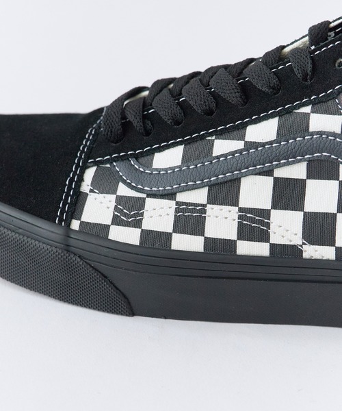 vans スニーカー VANS/ヴァンズ Old Skool Shoe オールド スクール シュー スニーカー フラットシューズ チェッカーボード チェック柄 市松模様 モノクロ …