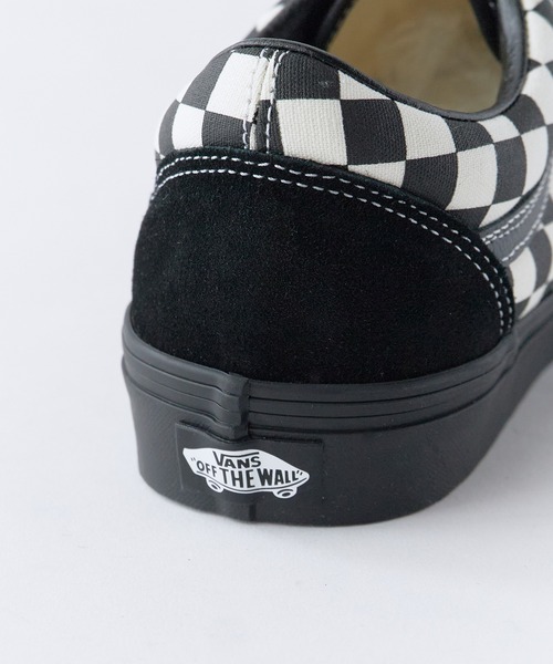vans スニーカー VANS/ヴァンズ Old Skool Shoe オールド スクール シュー スニーカー フラットシューズ チェッカーボード チェック柄 市松模様 モノクロ …
