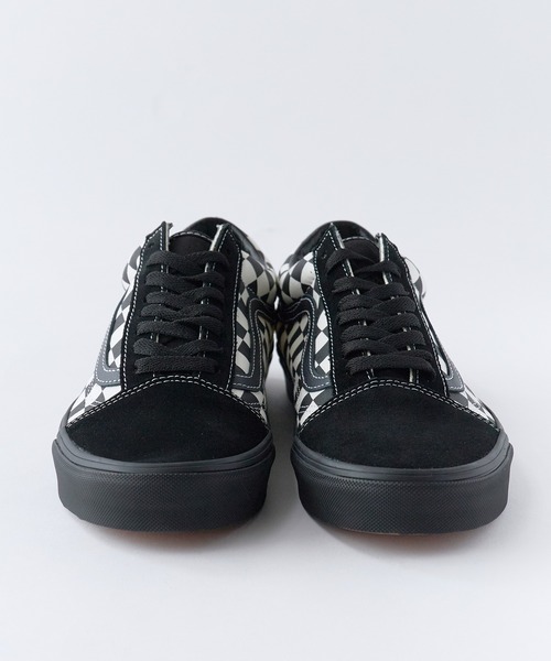 vans スニーカー VANS/ヴァンズ Old Skool Shoe オールド スクール シュー スニーカー フラットシューズ チェッカーボード チェック柄 市松模様 モノクロ …