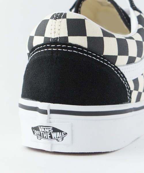 vans スニーカー VANS/ヴァンズ Old Skool Shoe オールド スクール シュー スニーカー フラットシューズ チェッカーボード チェック柄 市松模様 モノクロ …