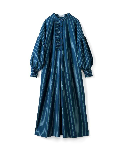 「IEDIT」 長袖ワンピース 3L ピンクベージュ レディース_画像6