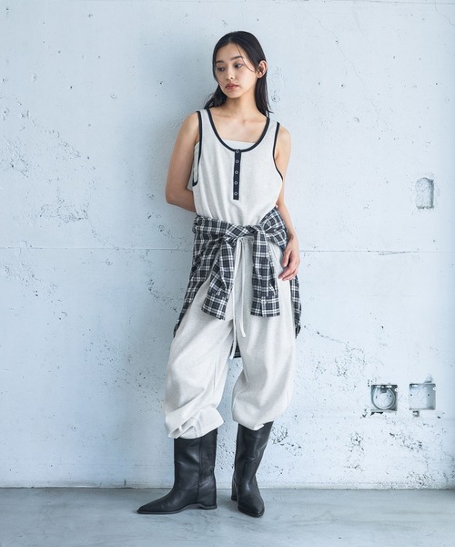ハイショクヘンリーオールインワン JEANASIS（ジーナシス） オールインワン ハイショクヘンリー