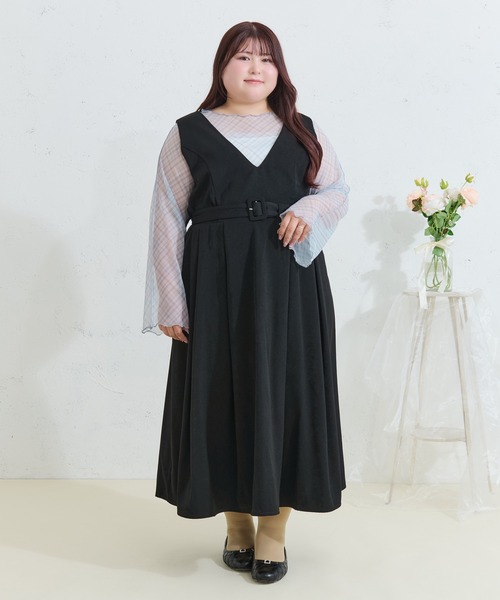「Louiosy」 長袖カットソー X-LARGE ブラック レディース_画像9