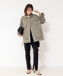 パンツ ウォッシャブル2WAYストレッチポンチ...の詳細画像1