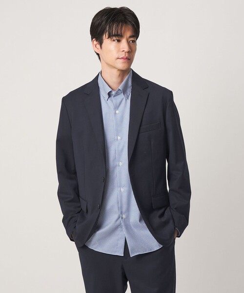 GREEN LABEL RELAXING ビジネスジャケット ネイビー green label relaxing（グリーンレーベルリラクシング） ジャケット