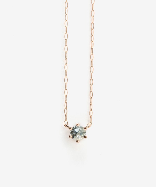アクアマリン　ペリドット　ピンクスピルネル　　18金ネックレス 2024春夏新作】 アクアマリン 18金ネックレス ピンクスピルネル