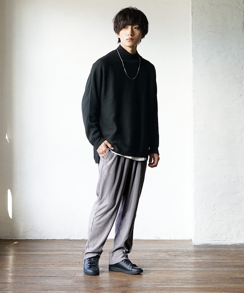 イッセイミヤケメン 18AW プレスプリーツテーパードイージーパンツ イッセイミヤケメン 18AW プレスプリーツテーパードイージーパンツ