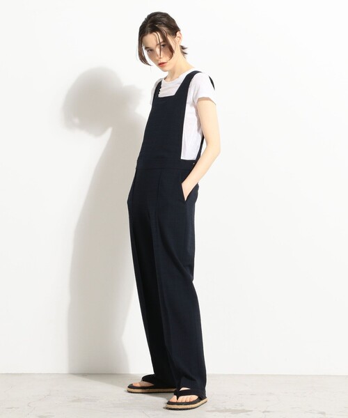 BACCA（バッカ） ワンピース シアサッカー カバードサロペット