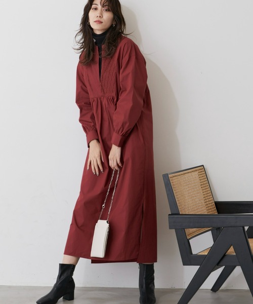 ワンピース デザインピンタックカフタンワンピース Zozotown Paypayモール店 通販 Paypayモール