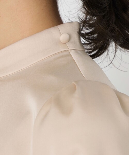 シャツ ブラウス テンセルサテンストレッチ ブラウス ブラウス テンセルサテンストレッチ TO BE CHIC，トゥー ビー