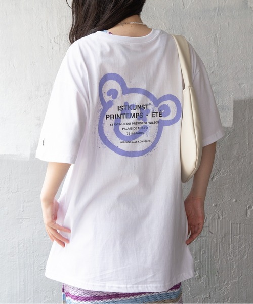 tシャツ 「UNISEX」ISTKUNST／BEAR＆SMILEY T　2275779 レディース メンズ