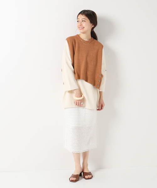 IENA（イエナ） ニット シルクコットン ニットベスト : ZOZOTOWN Yahoo