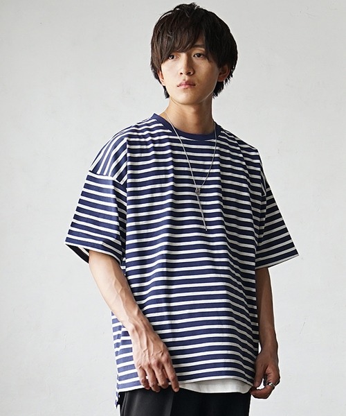 MARNI マルチボーダー 半袖Tシャツ MinoriTY（マイノリティ） tシャツ 「MinoriTY」マルチボーダー