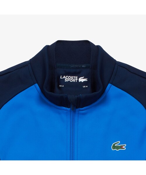 ラコステ LACOSTE テクニカルジャージゴルフジャケット （ブルー