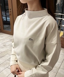LACOSTE トレーナー スウェット ボトルネックミラノリブプル