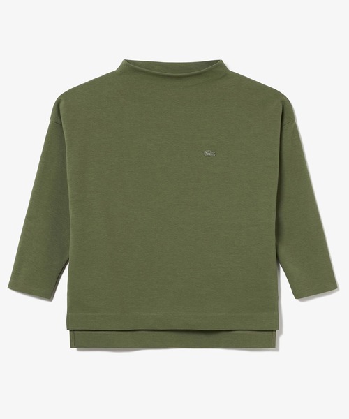 LACOSTE トレーナー スウェット ボトルネックミラノリブプル