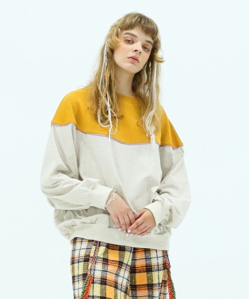 ニット セーター Panelled pullover レディース メンズ