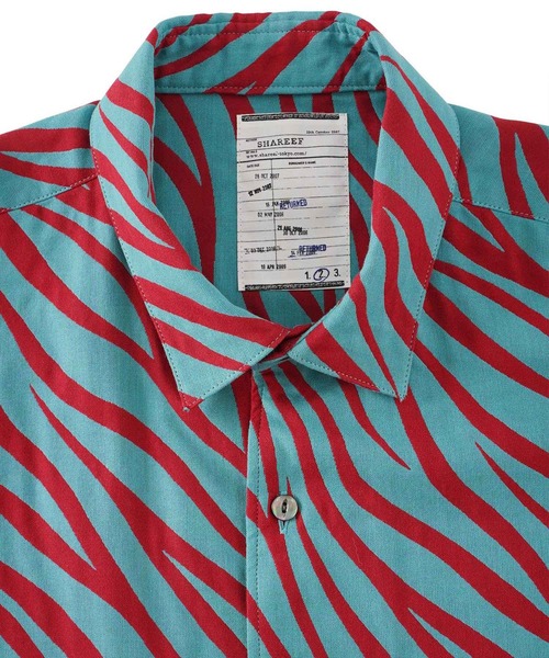 SHAREEF（シャリーフ） シャツ ブラウス ZEBRA JQ L/S SHIRTS