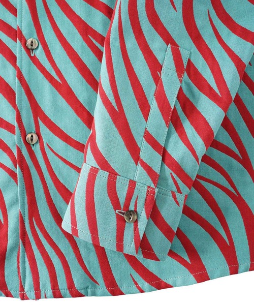 SHAREEF（シャリーフ） シャツ ブラウス ZEBRA JQ L/S SHIRTS