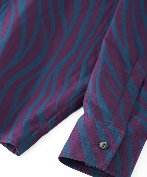 SHAREEF（シャリーフ） シャツ ブラウス ZEBRA JQ L/S SHIRTS
