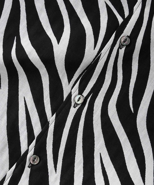 SHAREEF（シャリーフ） シャツ ブラウス ZEBRA JQ L/S SHIRTS