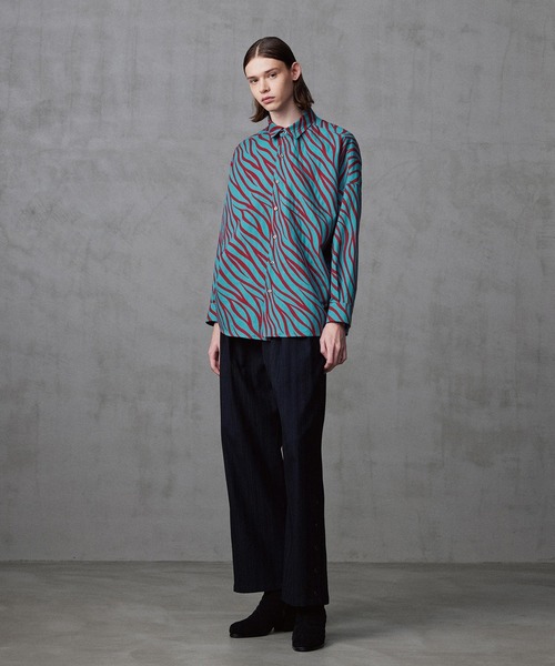 SHAREEF（シャリーフ） シャツ ブラウス ZEBRA JQ L/S SHIRTS