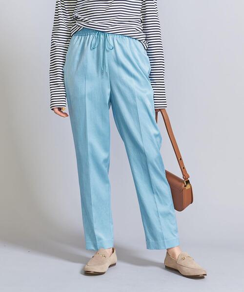 パンツ サテン ドロースト イージーパンツ -ウォッシャブル- サテン ドロースト イージーパンツ ウォッシャブル BEAUTY&YOUTH UNITED