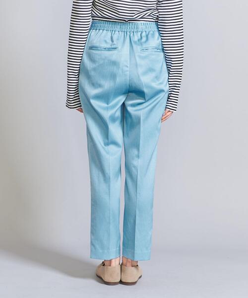 パンツ サテン ドロースト イージーパンツ -ウォッシャブル- サテン ドロースト イージーパンツ ウォッシャブル BEAUTY&YOUTH UNITED
